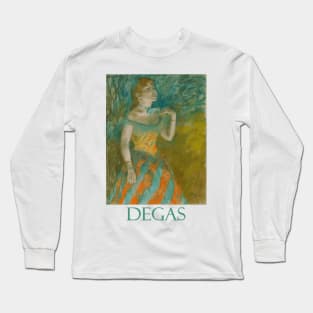 Singer in Green by Edgar Degas Long Sleeve T-Shirt